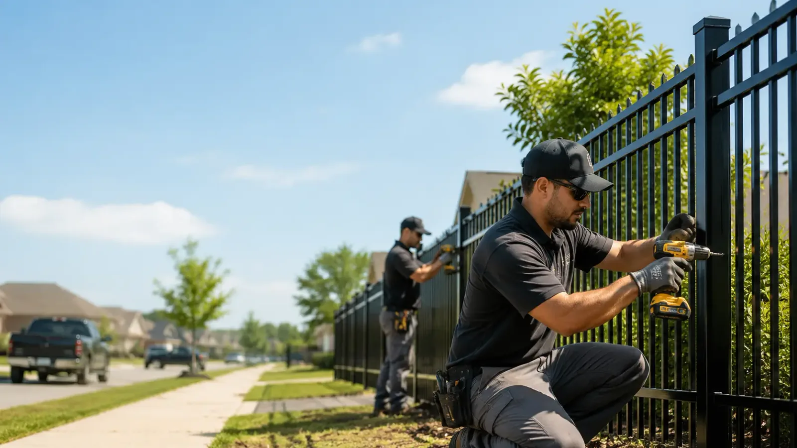 Metal Fence Installation in Omaha, AR